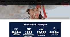 Desktop Screenshot of fallenpatriots.org